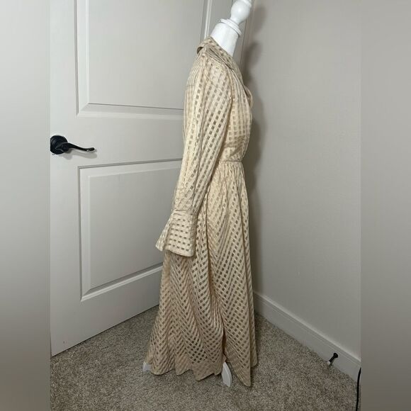 Jonathan Simkhai Allie Cotton and Silk Shirt Dress - Picture 6 of 7